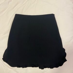 Miu Miu Black Italian tailored Skirt